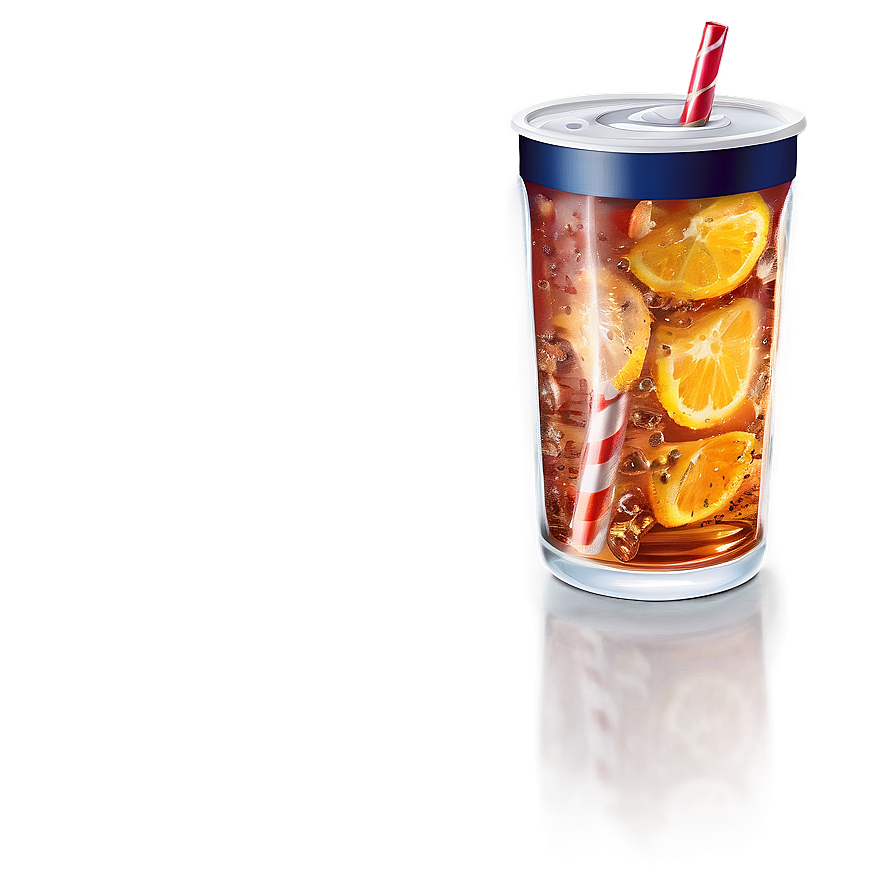 Soft Drink With Straw Png 06262024 PNG image