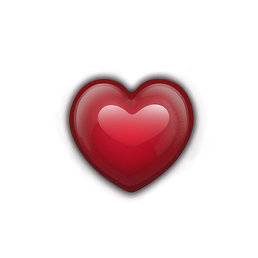 Soft Edge Red Heart Emoji Png 63 PNG image