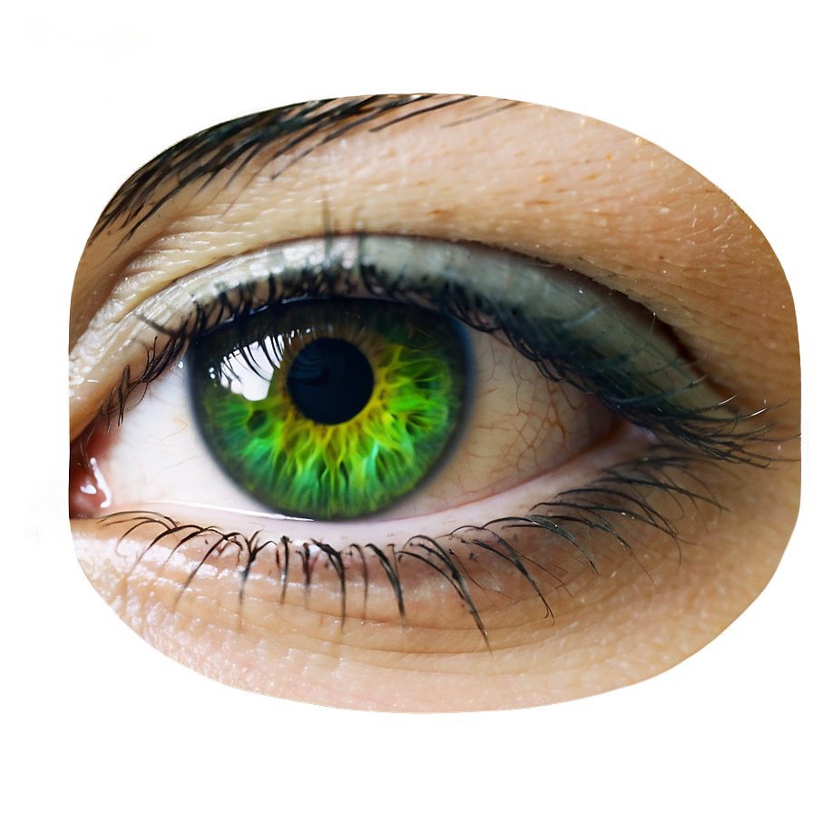 Soft Focus Green Eye Png Bqm PNG image