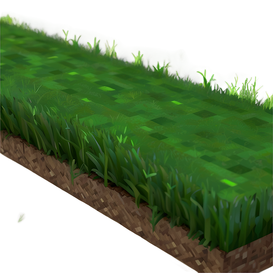 Soft Minecraft Grass Surface Png 06252024 PNG image