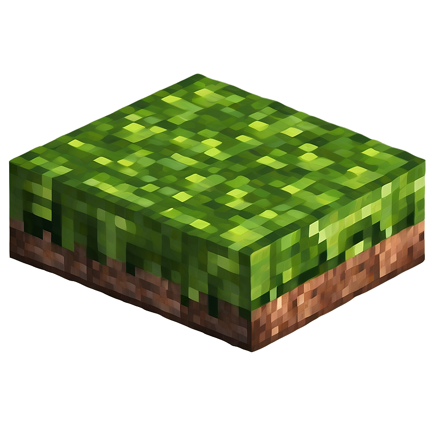 Soft Minecraft Grass Surface Png Tws82 PNG image