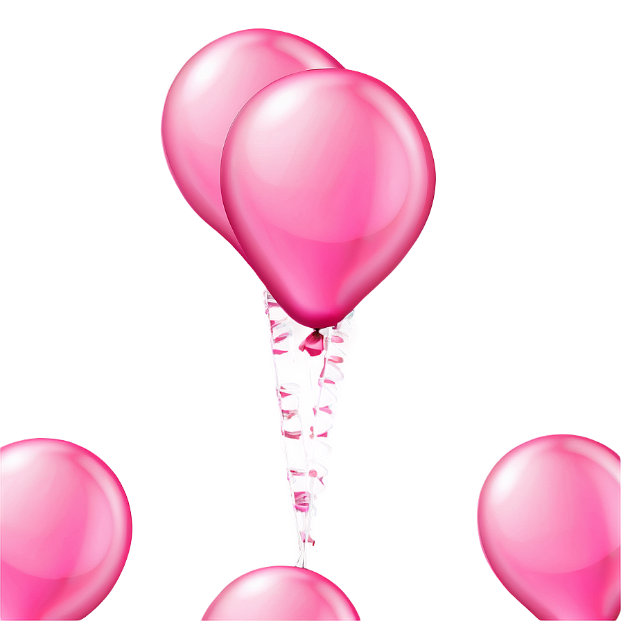 Soft Pink Balloons Arrangement Png 52 PNG image