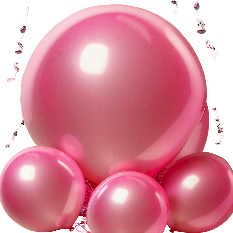 Soft Pink Balloons Arrangement Png 55 PNG image