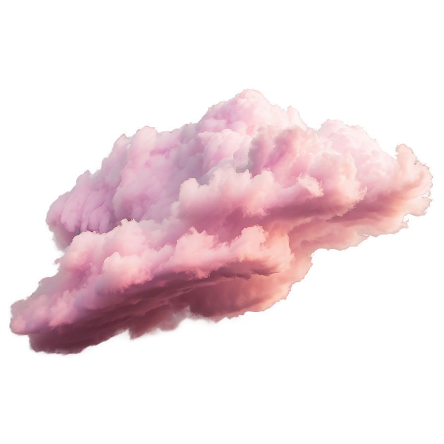 Soft Pink Cloud Formation Png 06252024 PNG image