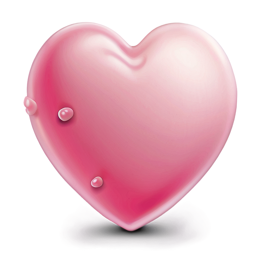 Soft Pink Heart Emoji Png Yru30 PNG image