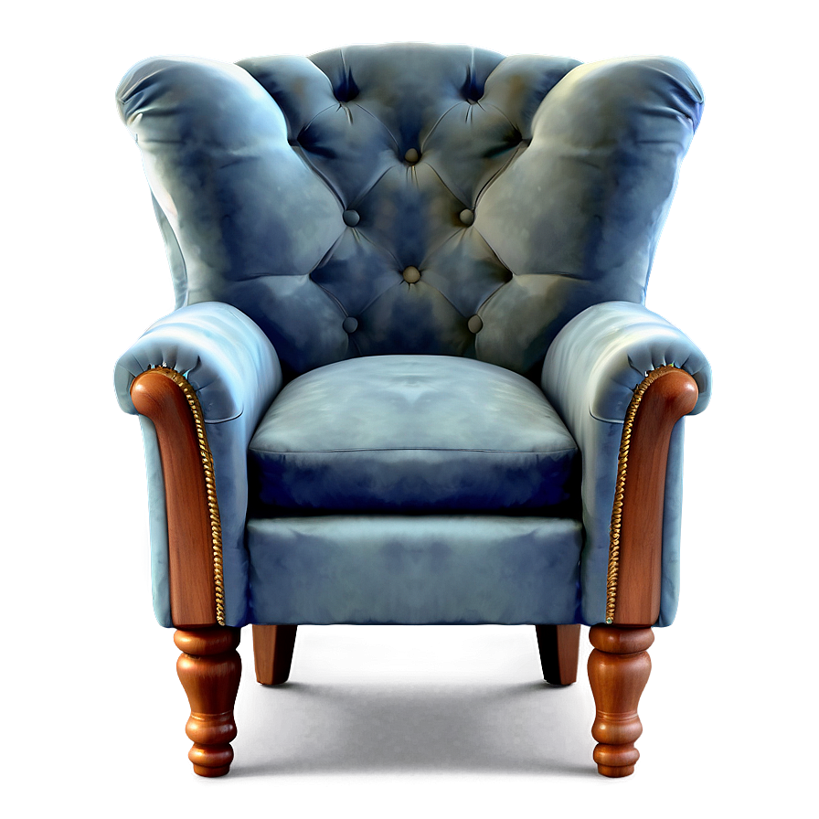 Soft Plush Armchair Png Ukf43 PNG image