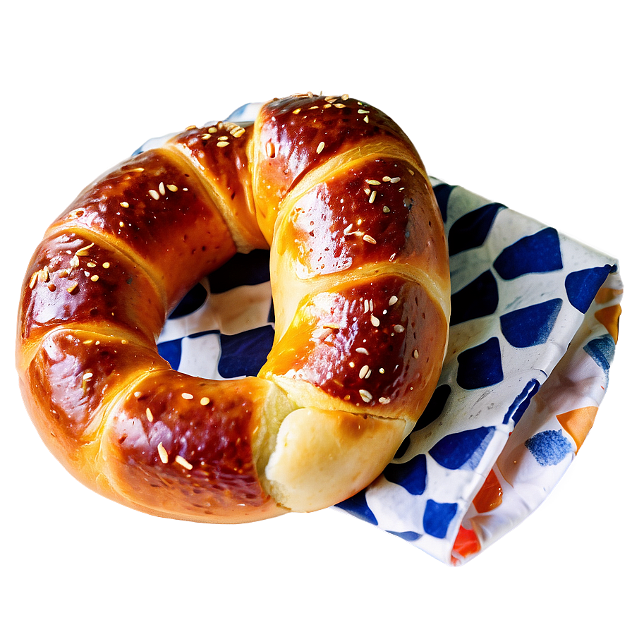 Soft Pretzel Bread Png Oqf PNG image