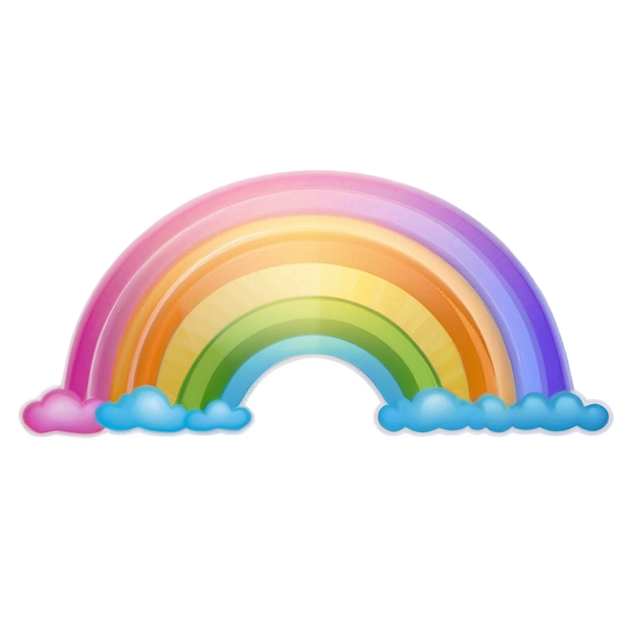 Soft Rainbow Png Wbf66 PNG image