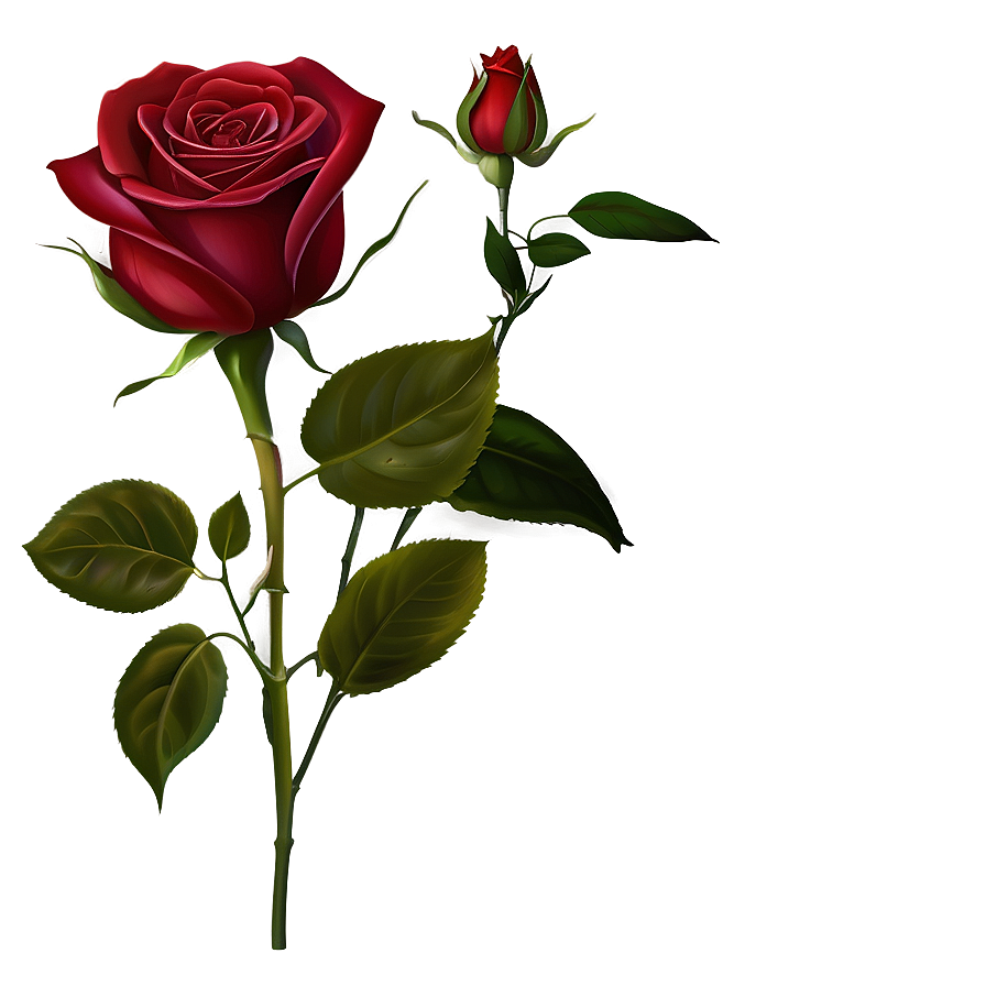 Soft Red Rose Png 16 PNG image