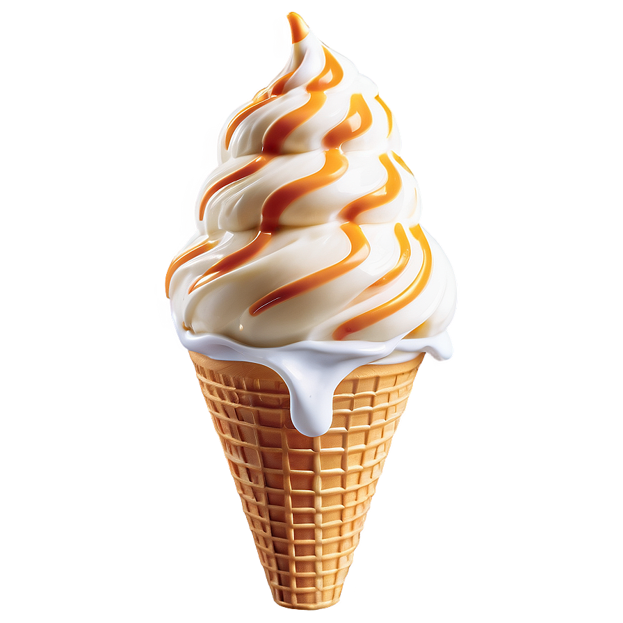 Soft Serve Ice Cream Cone Png 05252024 PNG image