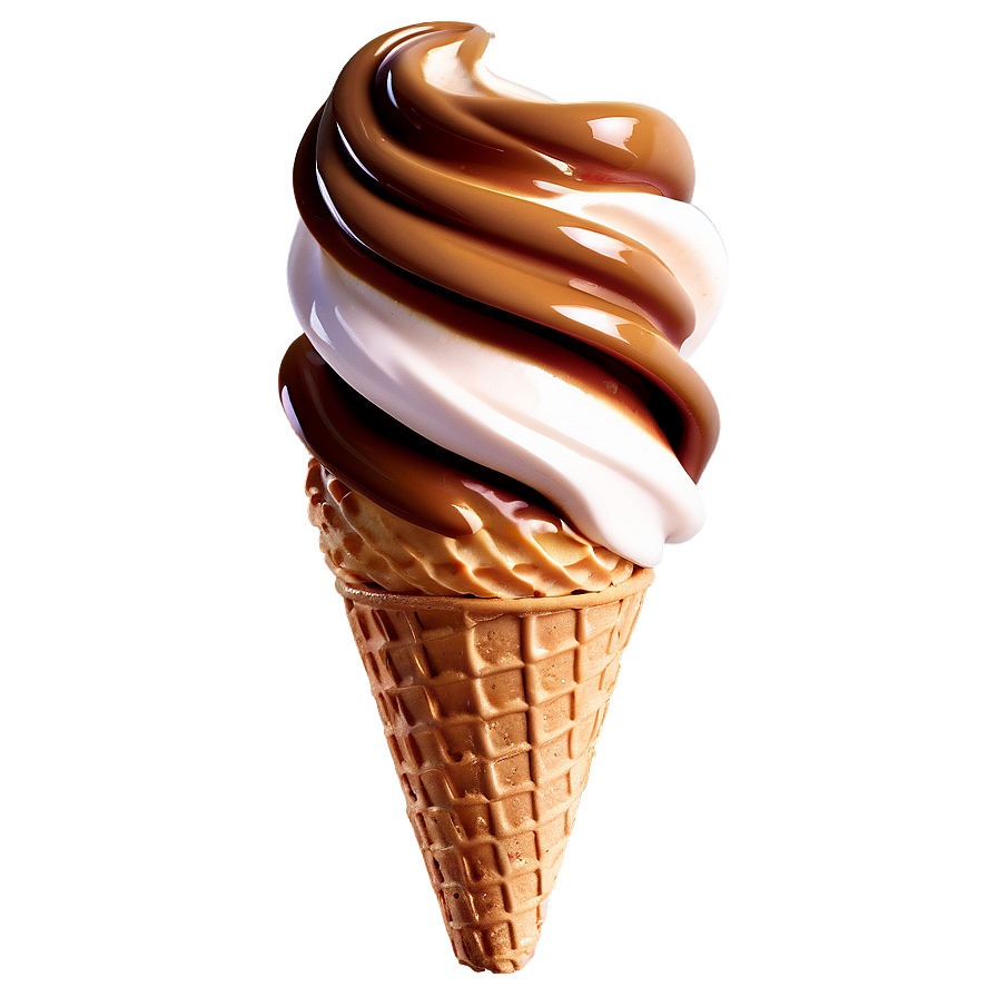 Soft Serve Ice Cream Cone Png 05252024 PNG image