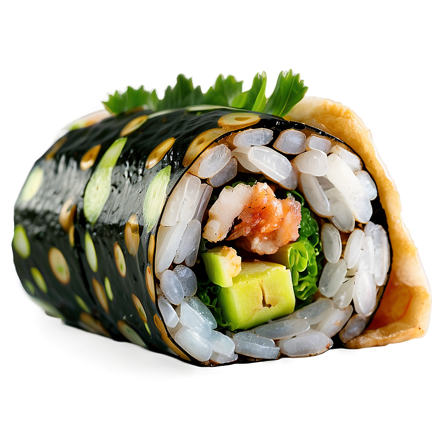 Soft Shell Crab Sushi Roll Png 06282024 PNG image