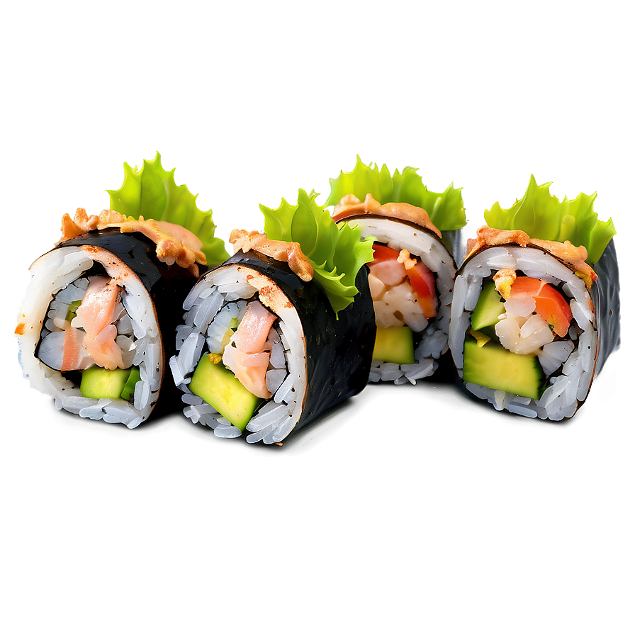 Soft Shell Crab Sushi Roll Png 26 PNG image