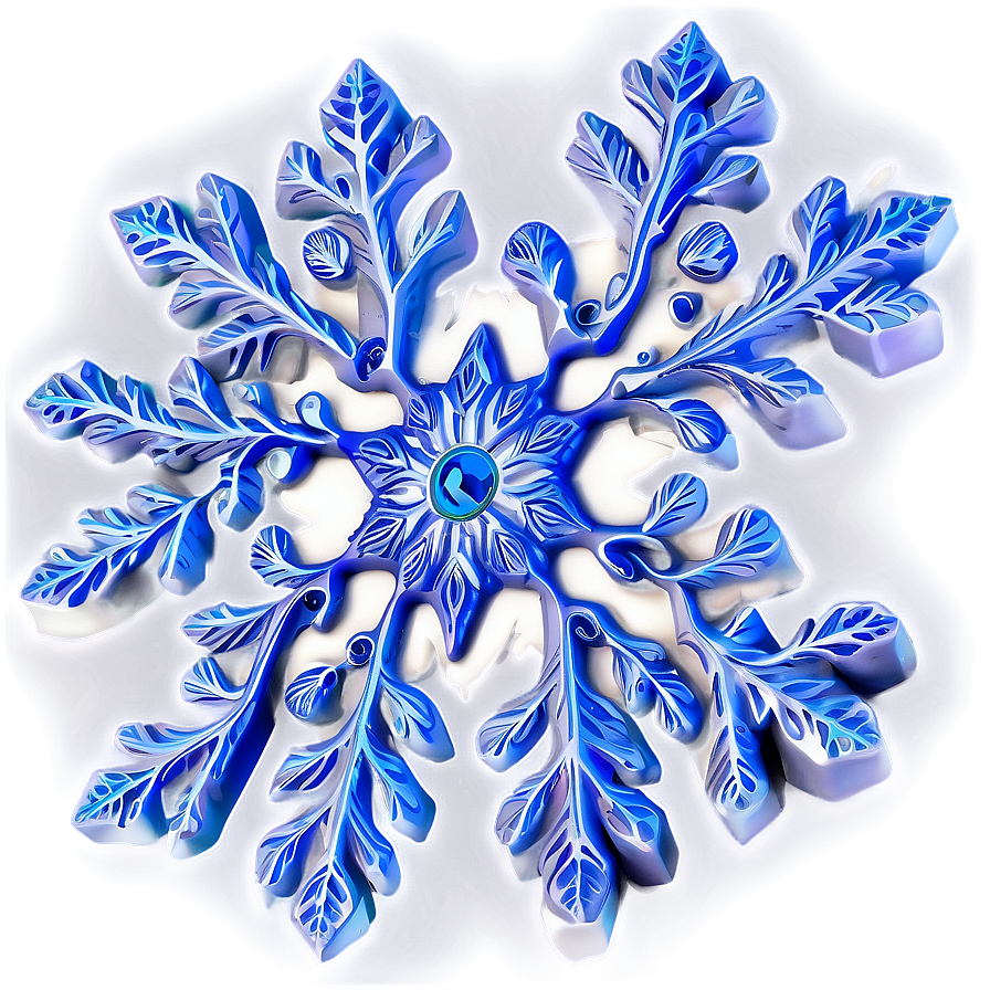 Soft Snowflake Figurine Png Jet PNG image