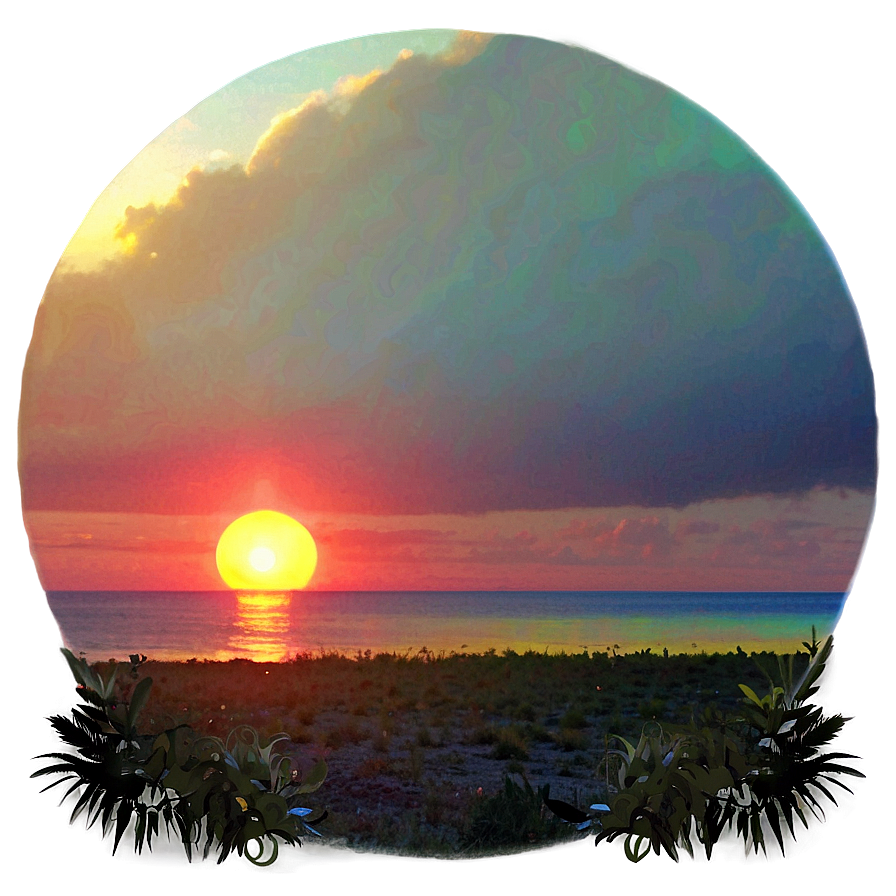 Soft Sunrise Horizon Png Ppk89 PNG image