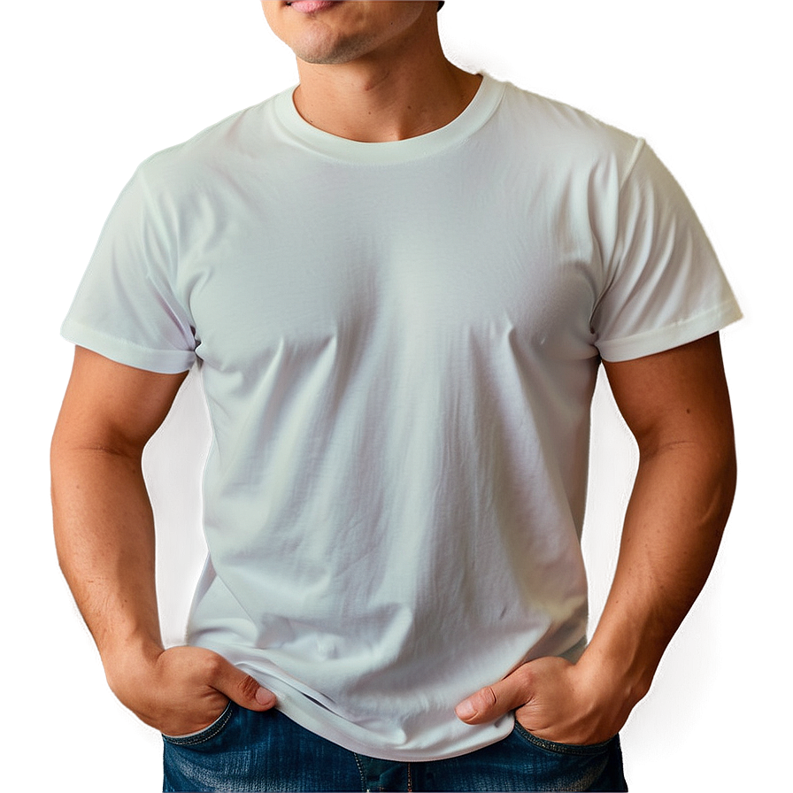 Soft White T-shirt Illustration Png 16 PNG image