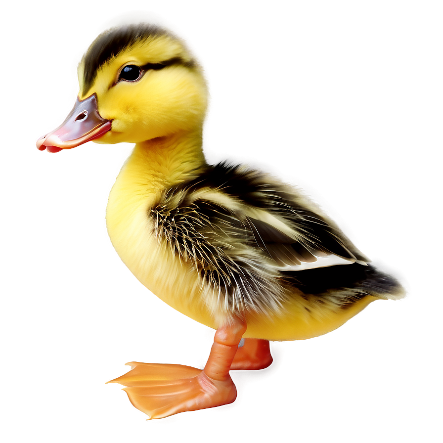 Soft Yellow Duckling Illustration Png 05062024 PNG image