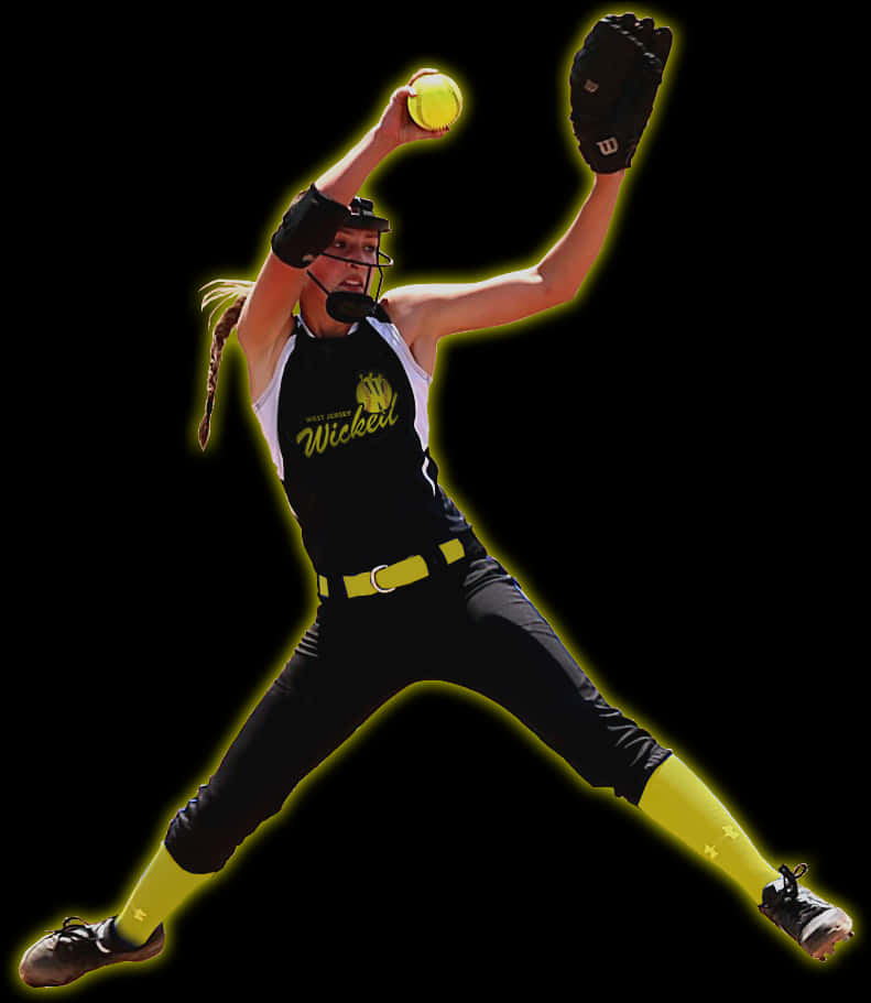 Softball_ Pitcher_in_ Action.jpg PNG image