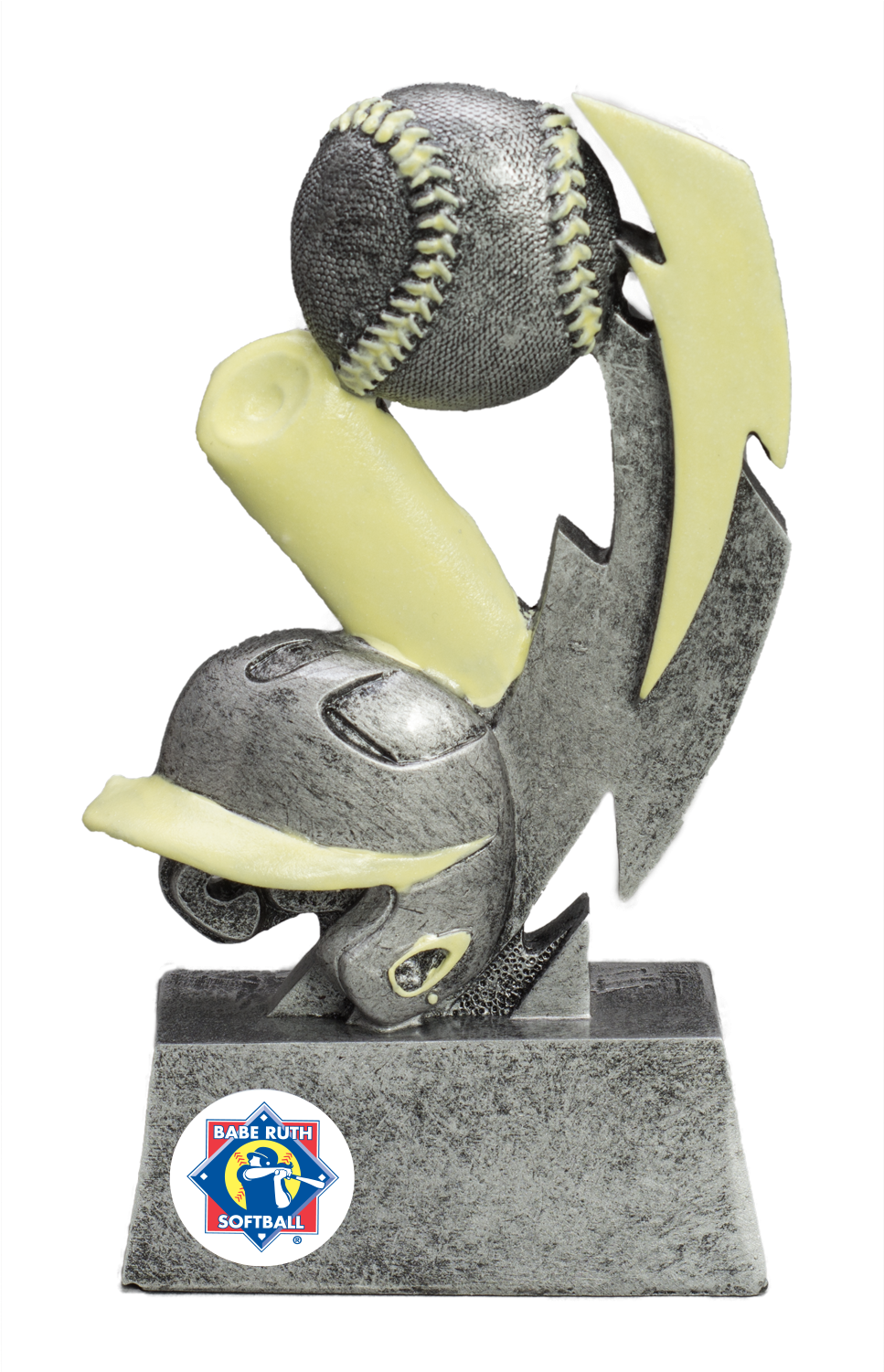 Softball Trophy Abstract Design PNG image