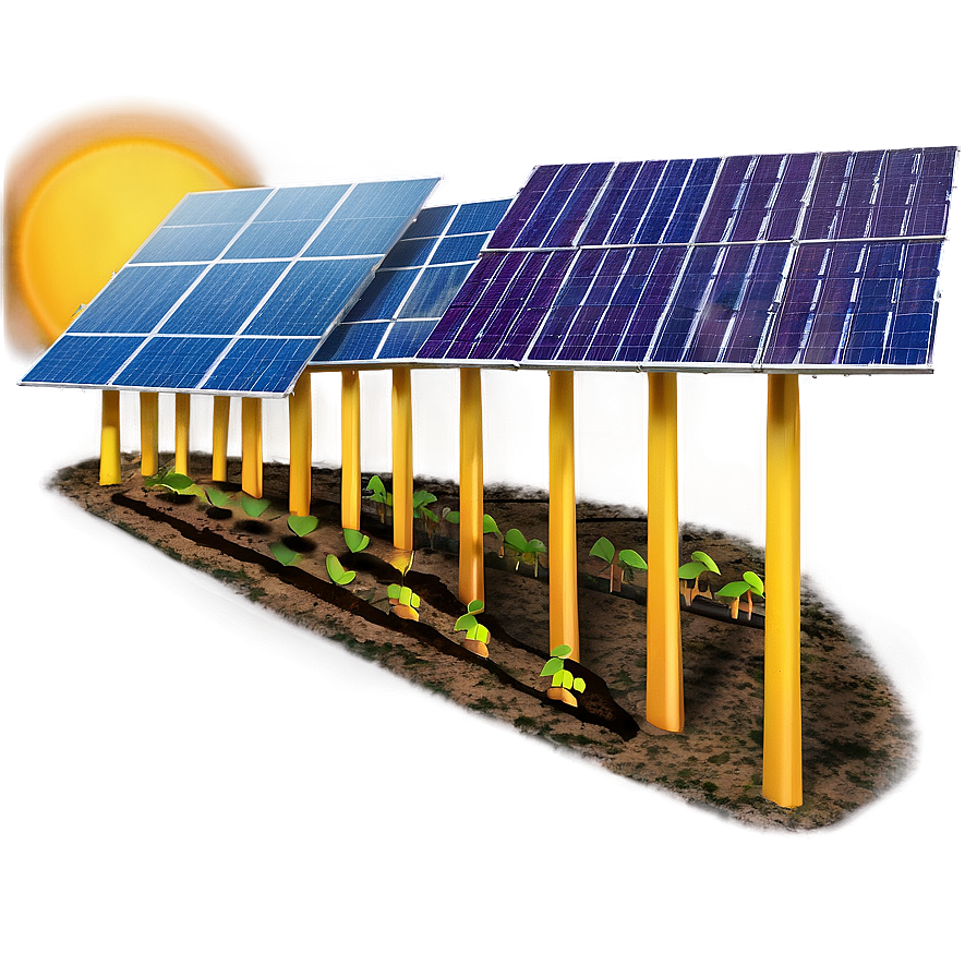 Solar Energy Farm Png Agf1 PNG image