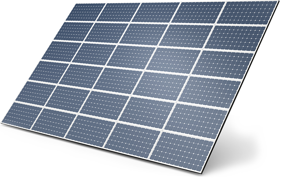 Solar Panel Isolatedon White PNG image