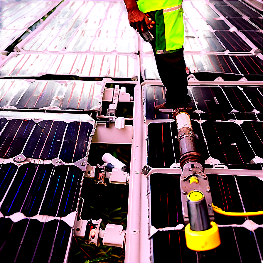 Solar Panel Maintenance Png Wau PNG image