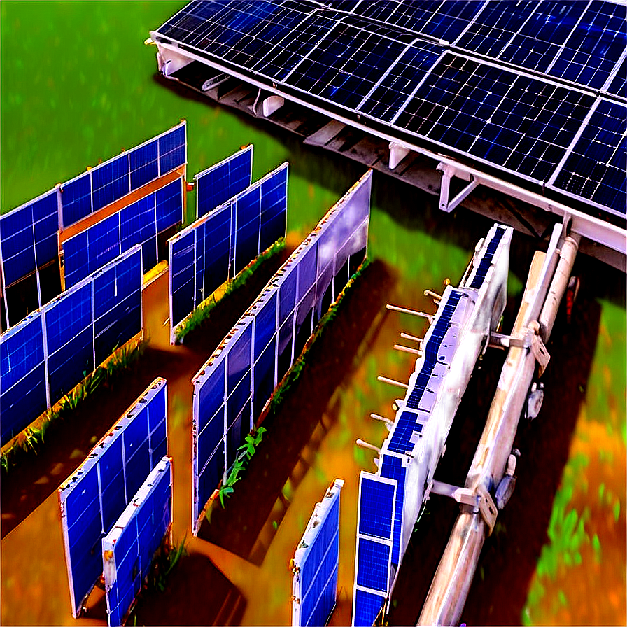 Solar Panels On Farm Png 39 PNG image
