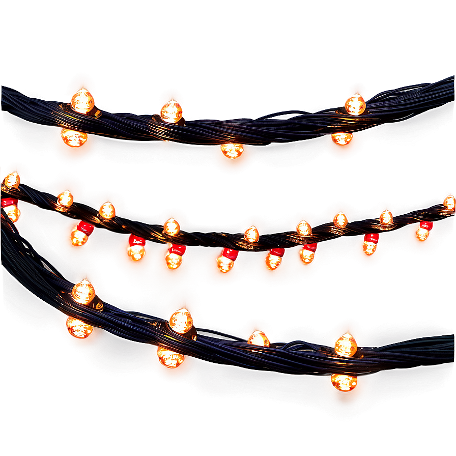 Solar Powered Christmas String Lights Png 67 PNG image