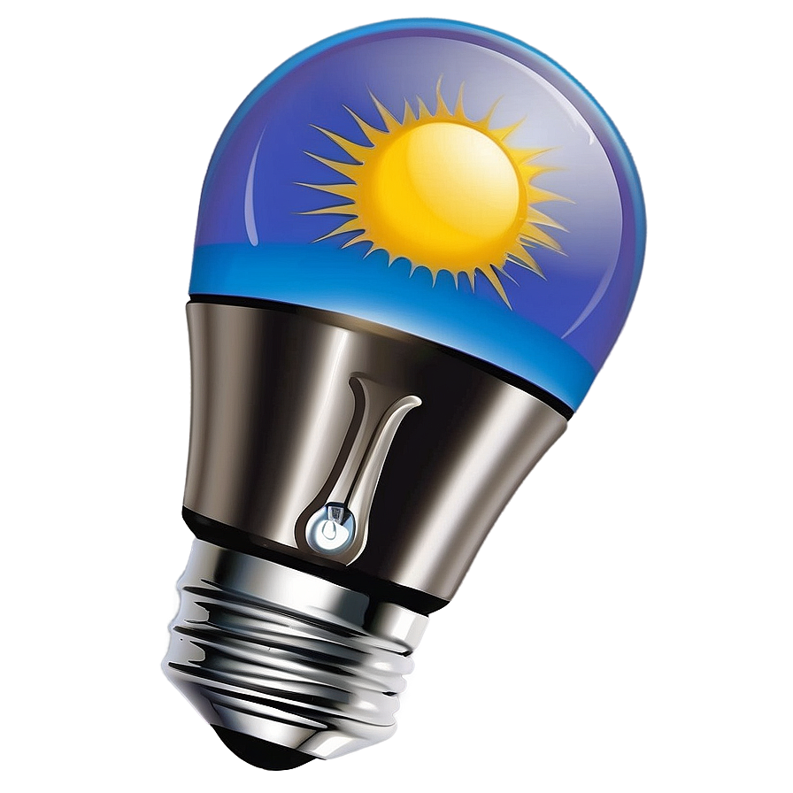Solar Powered Lightbulb Png Nsx96 PNG image