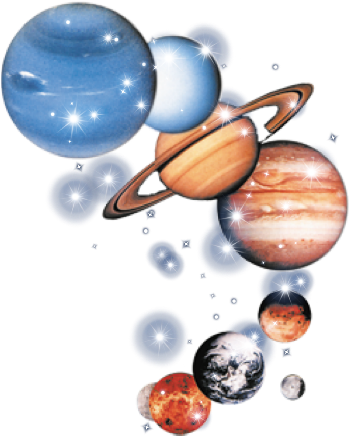 Solar_ System_ Planets_and_ Stars PNG image