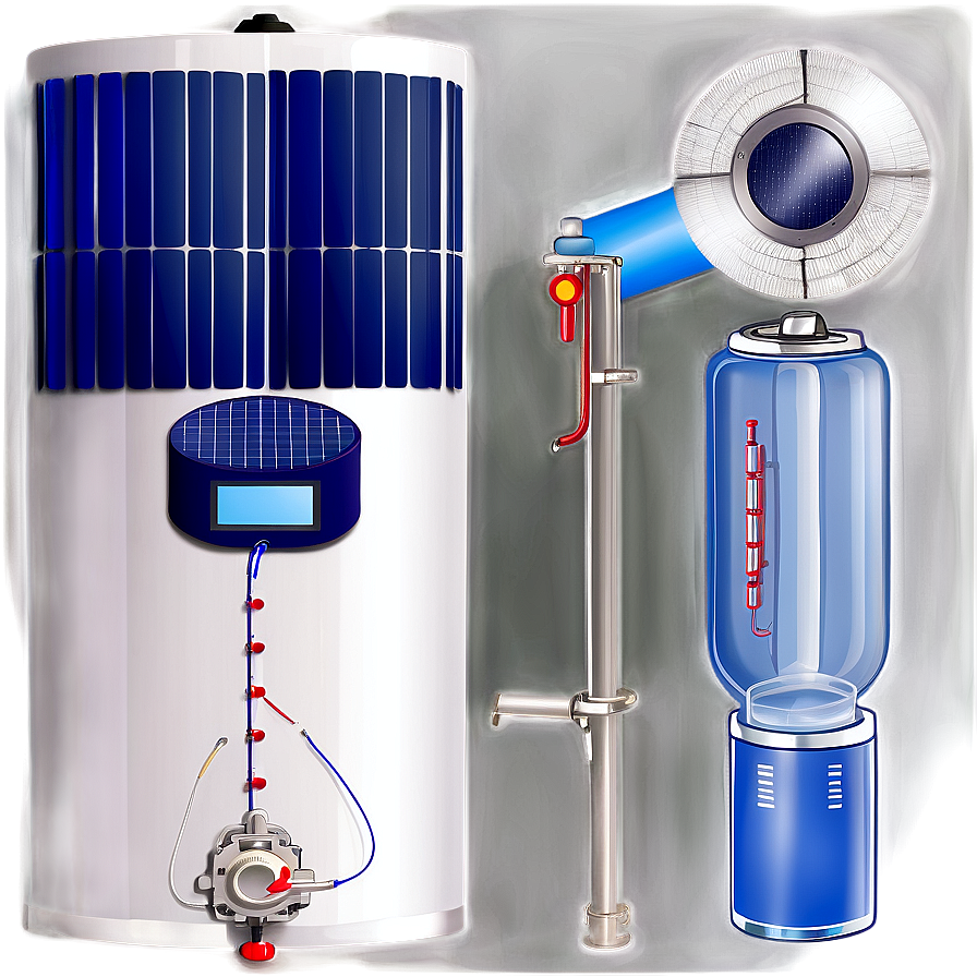 Solar Water Heater Efficiency Png 06262024 PNG image