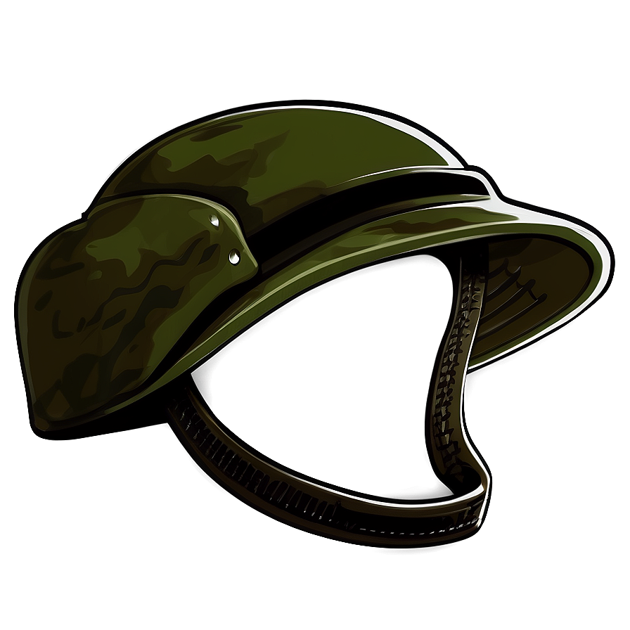 Soldier Hat Sketch Png 06292024 PNG image