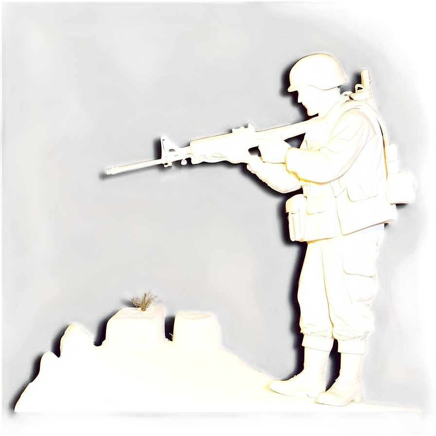 Soldier Silhouette Memorial Png 89 PNG image