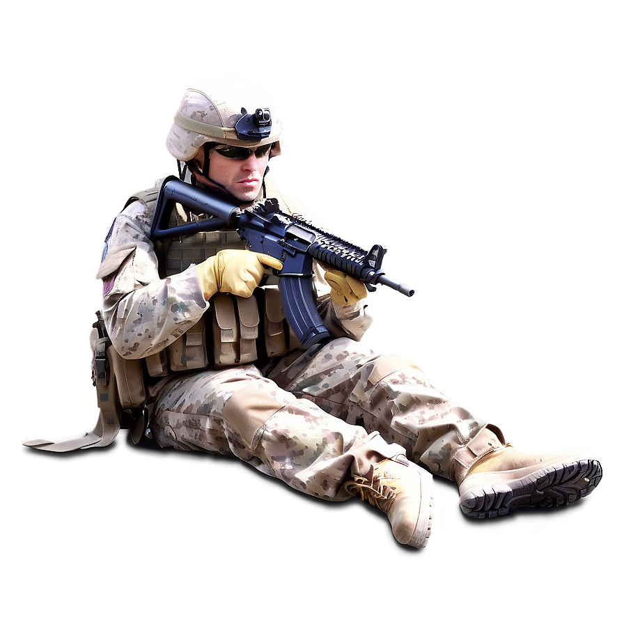 Soldier With Machine Gun Png Dqv23 PNG image