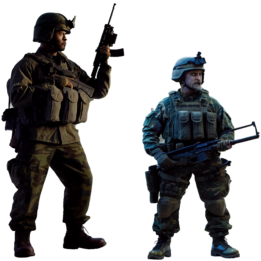 Soldiers D PNG image