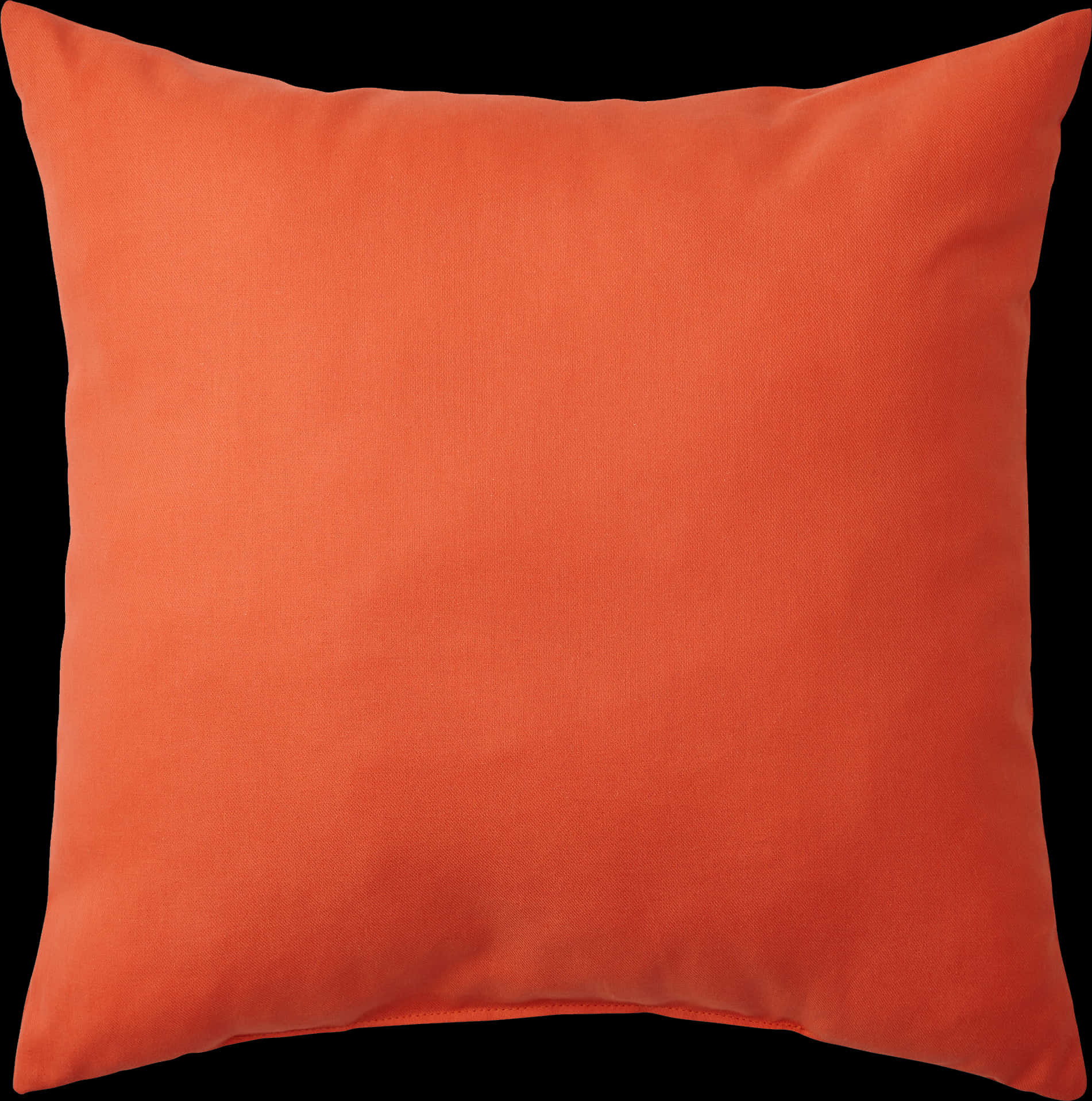 Solid Orange Cushion Pillow PNG image