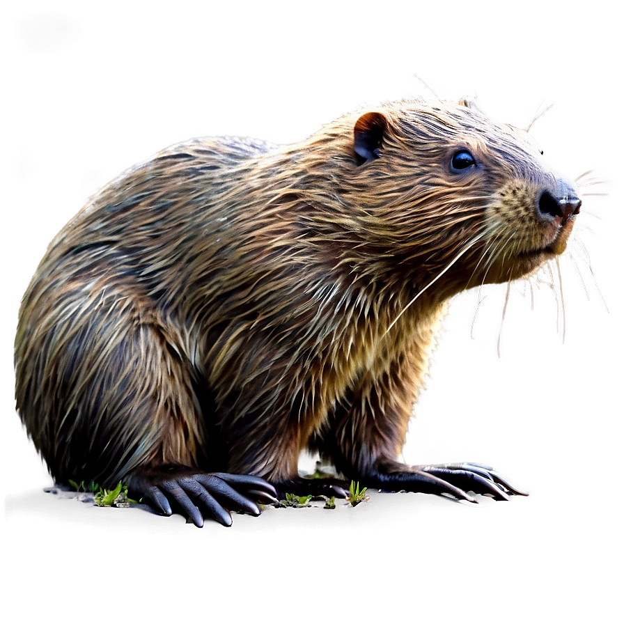 Solitary Beaver Journey Png Ocr PNG image