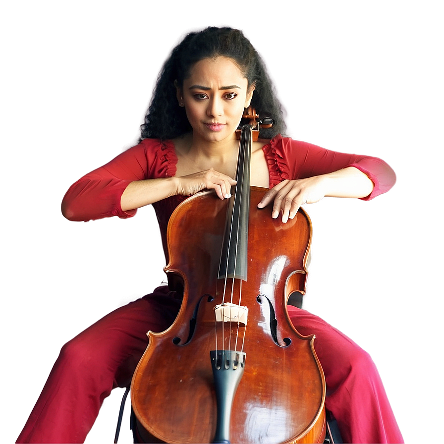 Solo Cello Performance Png Gss PNG image