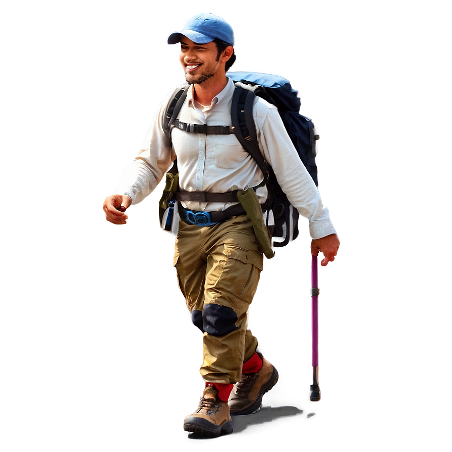 Solo Hiker Png 06262024 PNG image