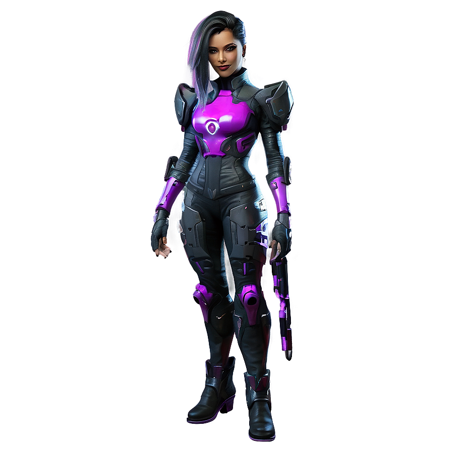 Sombra Cyberpunk Outfit Png Afv PNG image