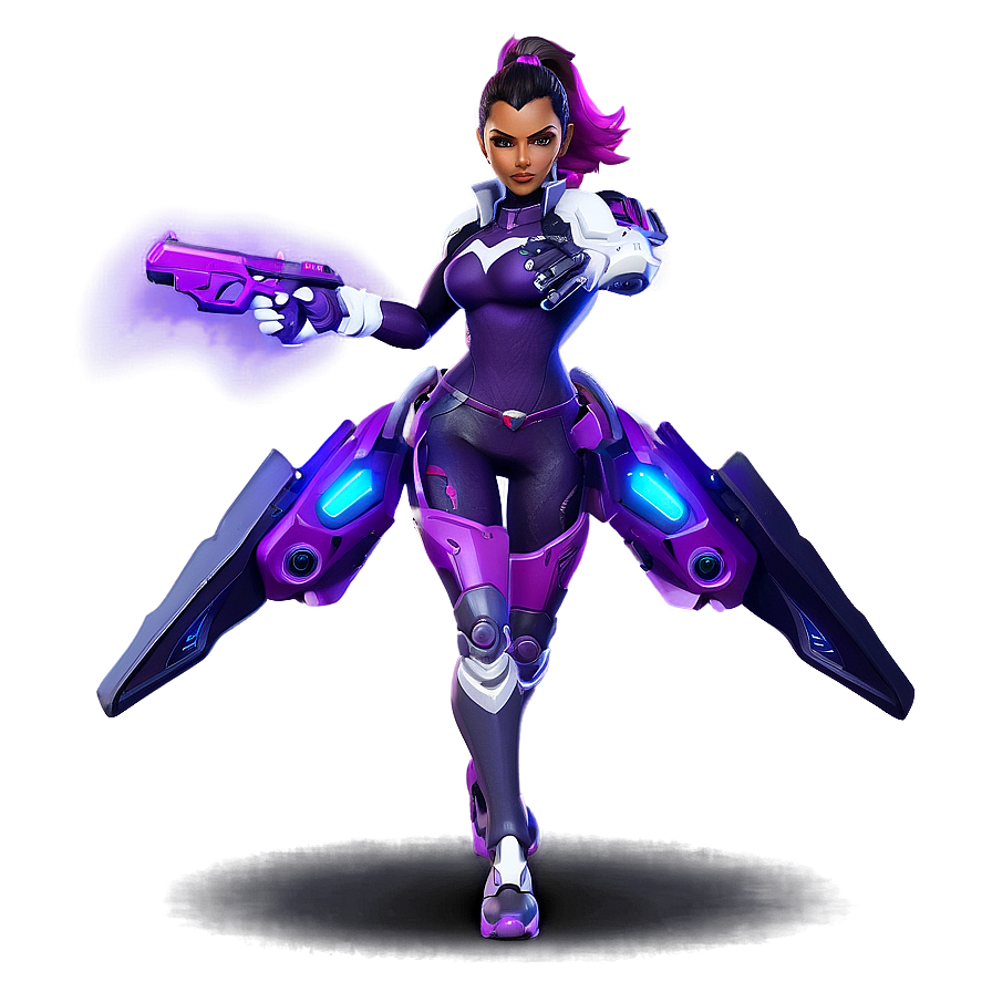 Sombra Overwatch Character Png 06242024 PNG image