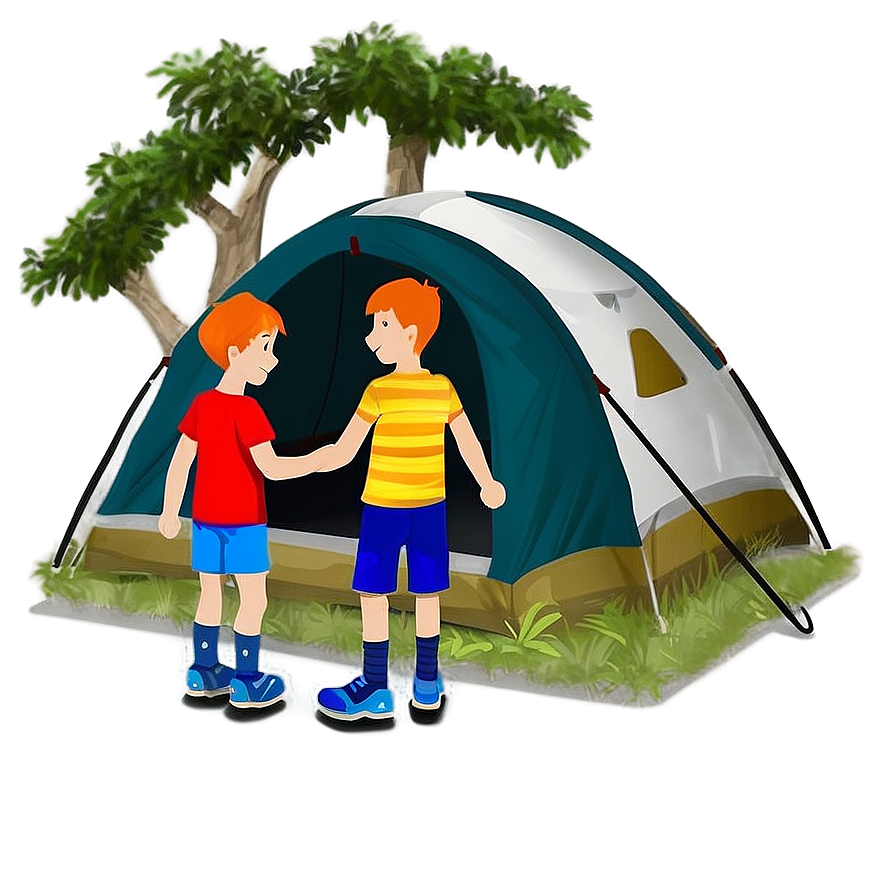 Son And Family Camping Trip Png 88 PNG image