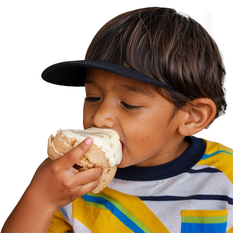 Son Eating Ice Cream Png 75 PNG image