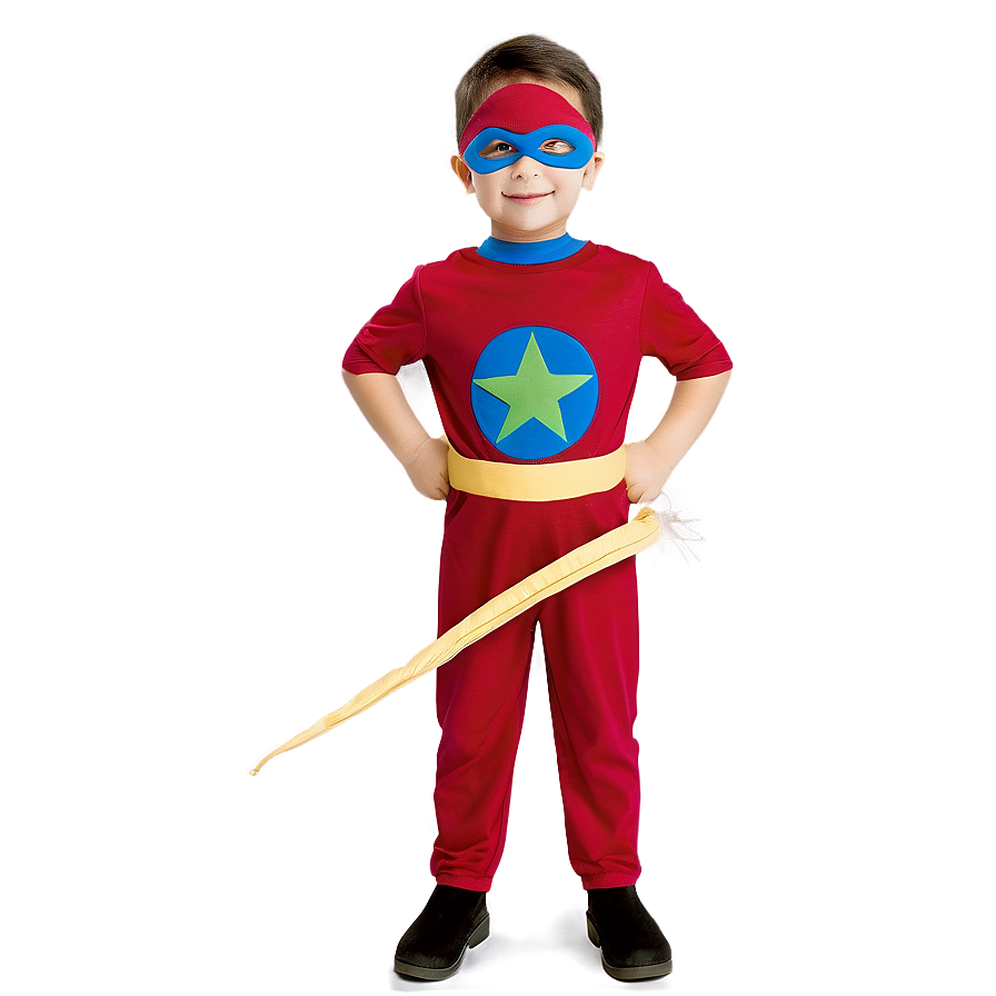 Son Wearing Superhero Costume Png 42 PNG image