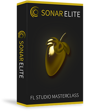 Sonar Elite F L Studio Masterclass Software Box PNG image