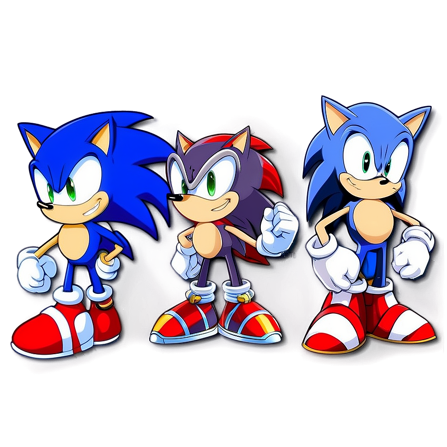 Sonic And Silver Team Png Jjd PNG image