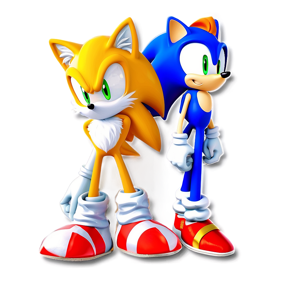 Sonic And Tails Adventure Png Ugj31 PNG image