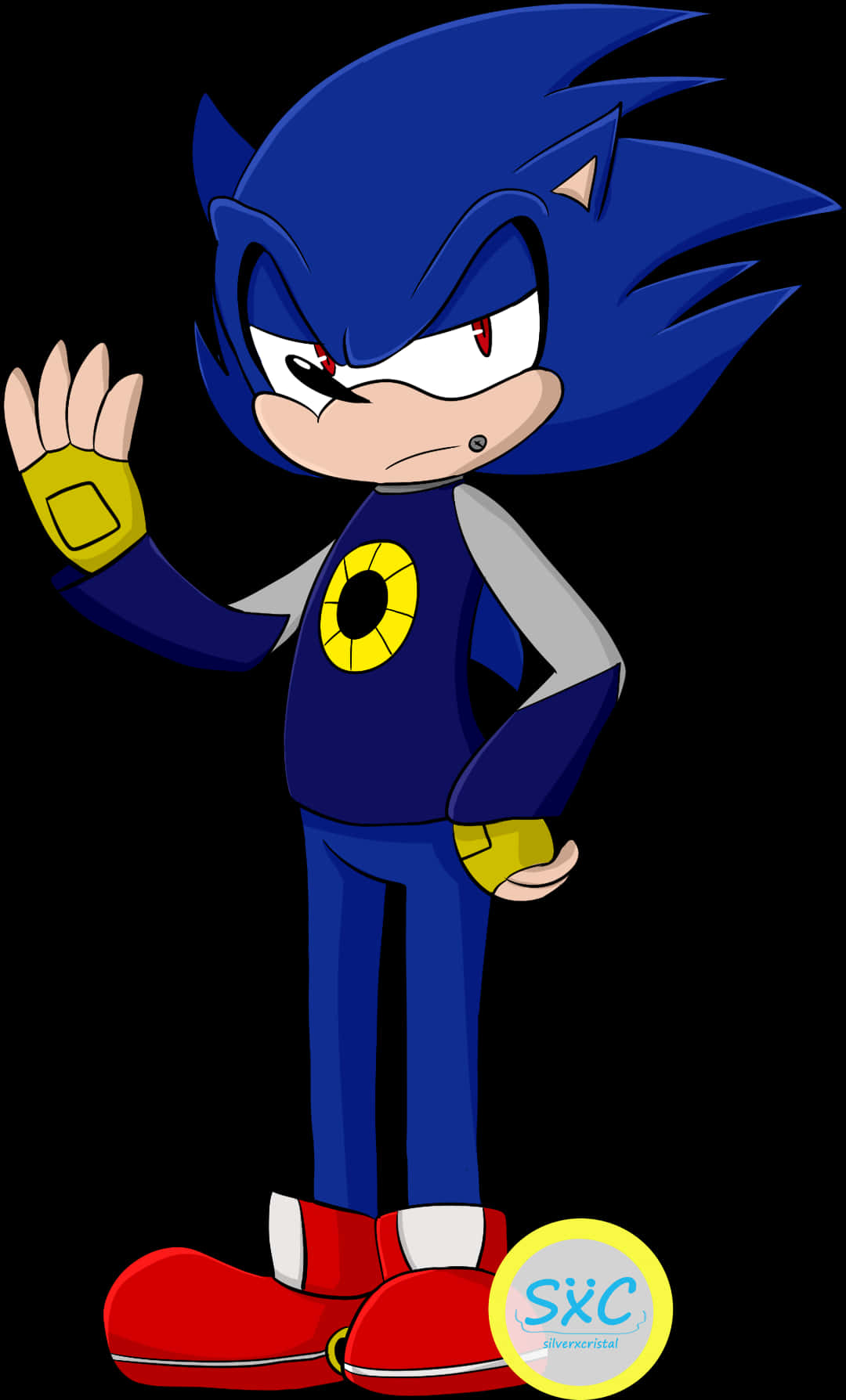 Sonic_ Character_ Animation_ Pose PNG image