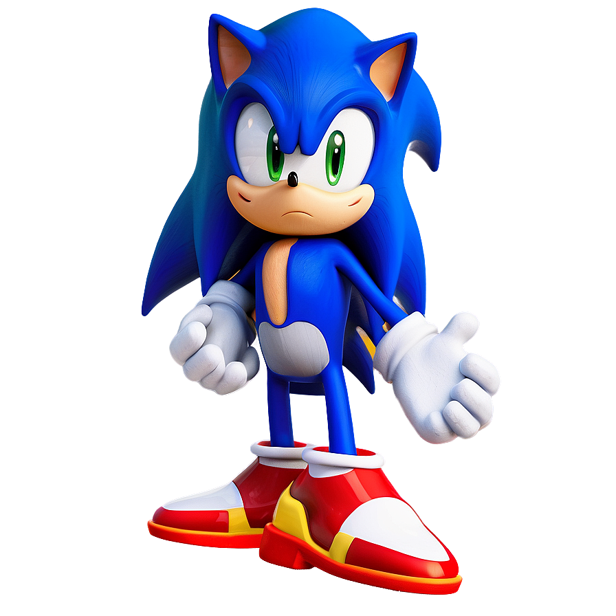 Sonic Chibi Style Png 04292024 PNG image