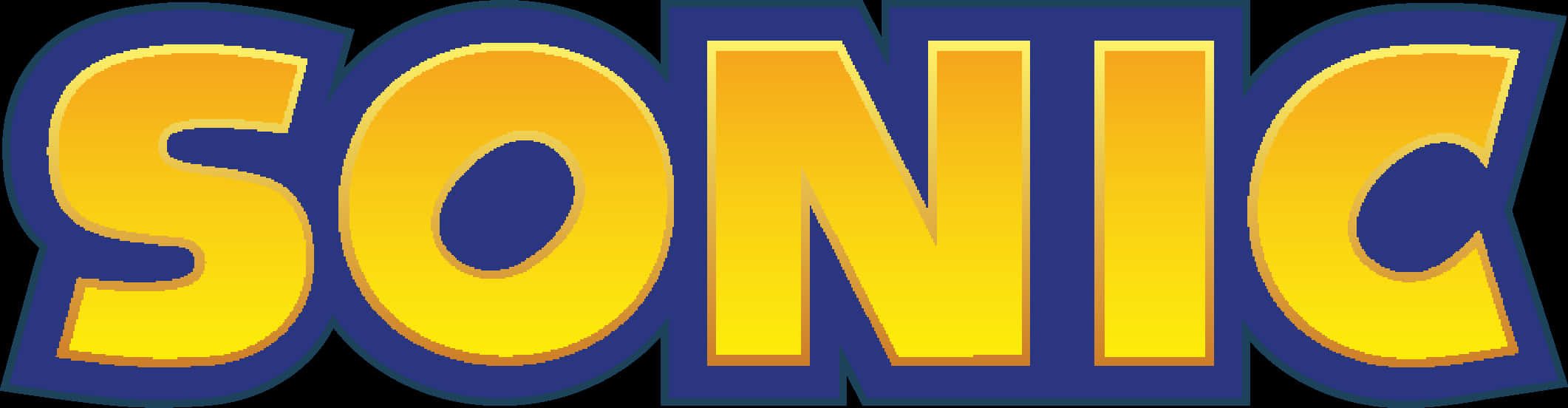 Sonic Logo Blueand Yellow PNG image
